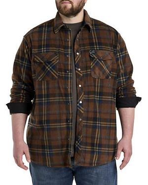 O'neill Sportswear Plaid Superfleece Flannel Shirt Jacket - Black