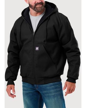 Bernè Big & Tall Heritage Duck Hooded Active Jacket - Black