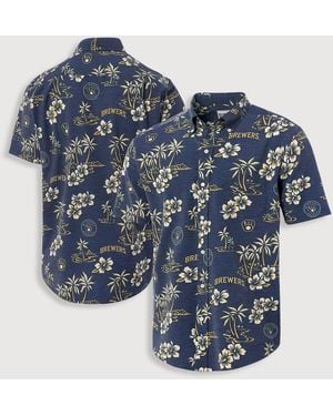MLB Big & Tall Game Day Performance Sport Shirt - Blue