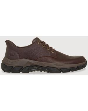Skechers Big & Tall Santoro Reeve Slip-On Sneakers - Brown