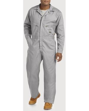 Bernè Big & Tall Flame-Resistant Deluxe Coveralls - Gray