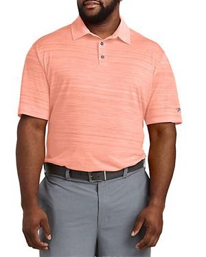 Reebok Big & Tall Performance Space-Dyed Polo Shirt - Multicolor