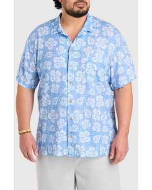 Vineyard Vines Big & Tall Hawaiian Punch Sport Shirt - Blue