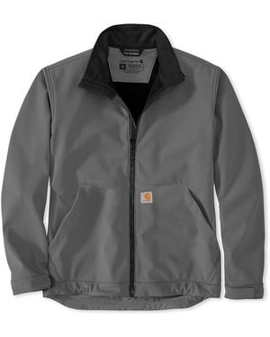 Carhartt Big & Tall Rain Defender Softshell Jacket - Black
