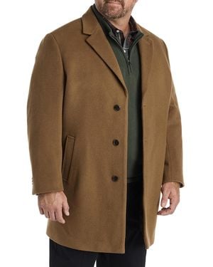 Michael Kors Big & Tall Overcoat - Brown
