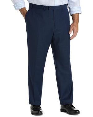 JV Reflex Big & Tall Classic Suit Pants - Blue
