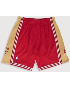 Mitchell & Ness Big & Tall Nba Swingman Shorts - Red
