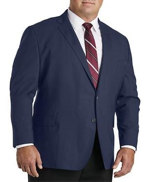 Brooks Brothers Big & Tall Wool Suit Jacket - Blue