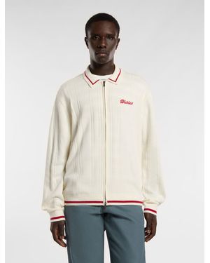 Dickies Cardigan Lewistown Con Zip Uomo - Neutro