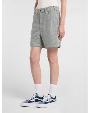 Dickies Pantalón Corto Hickory, Mujer, Talla - Gris