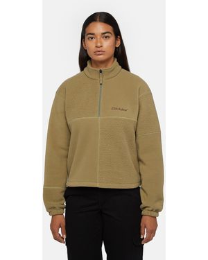 Dickies Pile Pinesdale 1/4 Zip Donna - Verde
