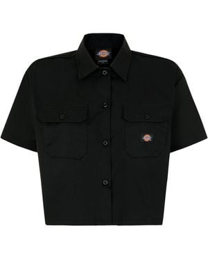 Dickies Chemise De Travail Manches Courtes, Femme, Taille - Noir