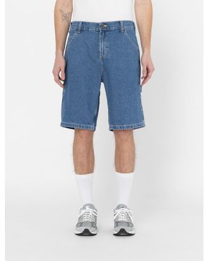 Dickies Shorts Garyville Denim Uomo - Blu