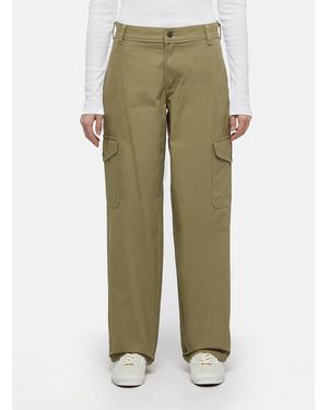 Dickies Pantaloni Cargo Duck Canvas Donna - Verde