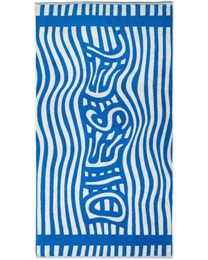 DIESEL Terry Towel 100X180 Cm - Blue