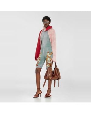 DIESEL Knitted Playsuit With Floral Motif - Multicolor
