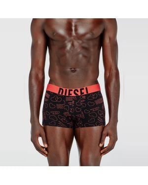 DIESEL Pack De Tres Bóxers Con Estampado De Corazones - Multicolor