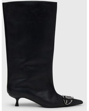 DIESEL D-Venus-Knee-High Boots - Black