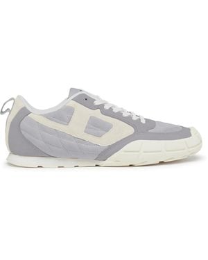 DIESEL S-Pagodha-Quilted Suede Sneakers - White