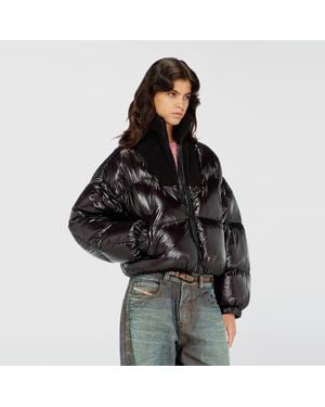 DIESEL Down Puffer Jacket - Black