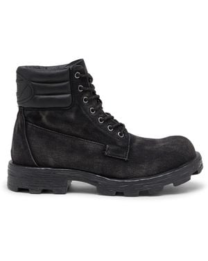 DIESEL D-Hammer-Combat Boots - Black