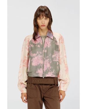 DIESEL Floral Bomber Jacket - Multicolor
