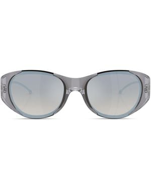 DIESEL Iconic Oval Sunglasses - Gray