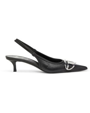 DIESEL D-Venus-Slingback Court Shoes - White