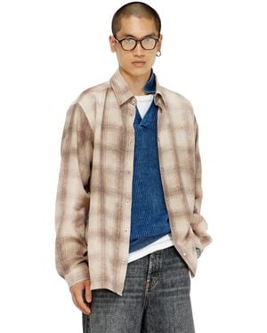 DIESEL Check Shirt - Blue
