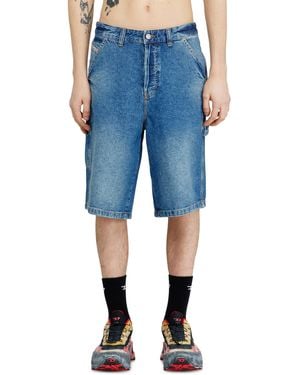 DIESEL Utility-Style Denim Shorts - Blue