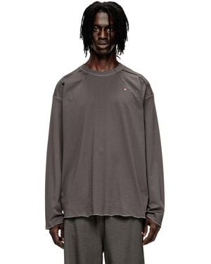 DIESEL Cotton T-Shirt - Brown