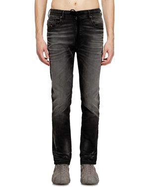 DIESEL Regular Regular Waist 2032 D-Krooley Joggjeans - Black