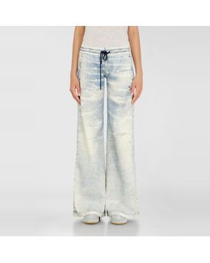 DIESEL Relaxed Low Waist 2078 D-Ainty Joggjeans, Hellblau, Elastischer Bund