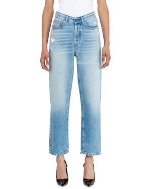 DIESEL Regular Jeans High Waist 1981 D-Went - Blue