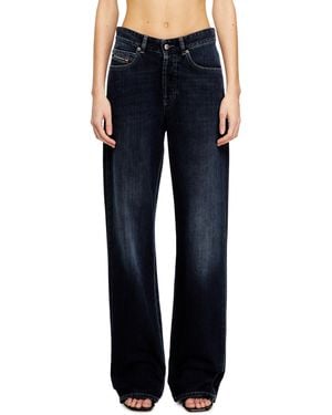 DIESEL Regular Jeans High Waist 1971 D-Sent, /Dark, Button Fly - Blue