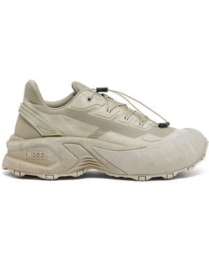 DIESEL D-Cage-Distressed Chunky Trainers - Green