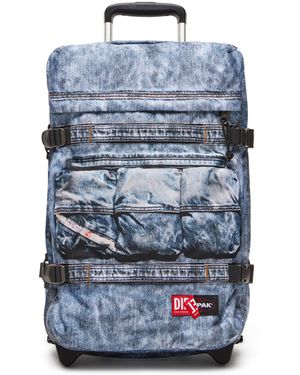 DIESEL Kabinentasche Aus Trompe L'Ail-Denim - Blau