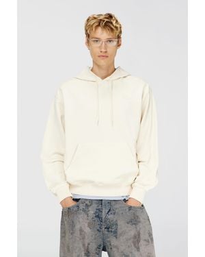 DIESEL Sudadera Con Capucha Con Logotipo Oval D - Blanco