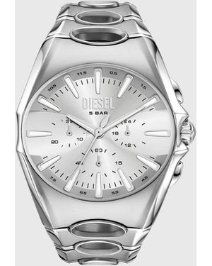 DIESEL D-Curve Armbanduhr Edelstahluhr - Grau