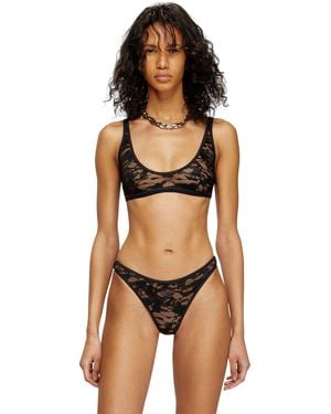 DIESEL Camo Lace Bralette - Orange
