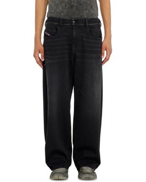 DIESEL Relaxed Regular Waist 2097 D-Enim-M Joggjeans, /Dark, Zip Fly - Black