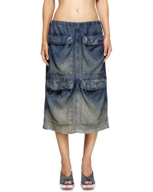 DIESEL Midi Skirt - Blue