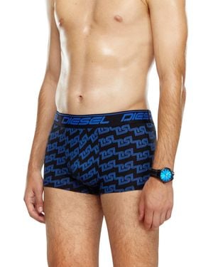 DIESEL Splatter Print Boxer Briefs - Blue