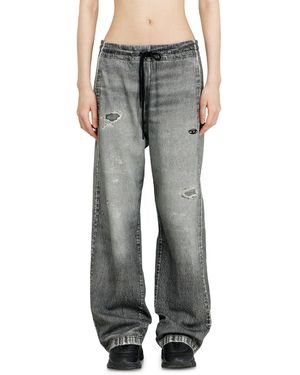 DIESEL Relaxed D-Martyans Track Denim - グレー