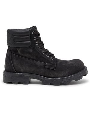 DIESEL D-Hammer-Combat Boots - Black