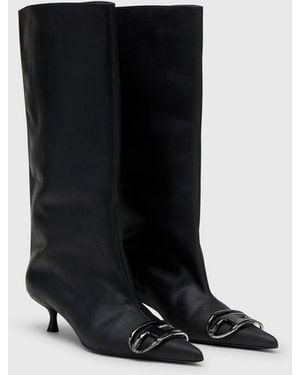 DIESEL D-Venus-Knee-High Boots - Black