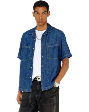 DIESEL Bowling Shirt - Blue
