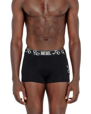 DIESEL Paquete De Tres Bóxers Con Motivo De Esposas - Azul