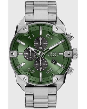 DIESEL Spiked Stainless Steel Watch - Green