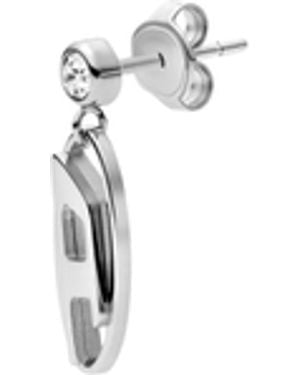 DIESEL Stainless Steel Drop Earring - Blue